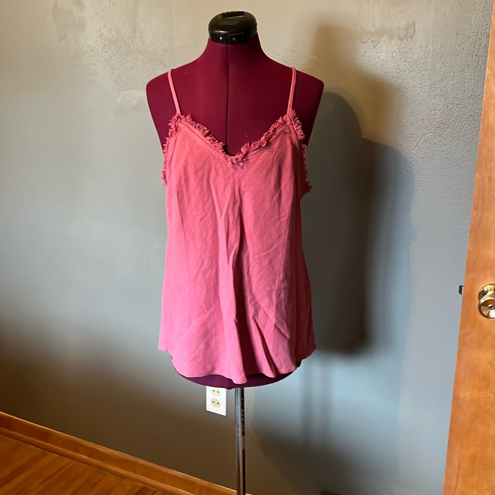 Kori Tank Top size small.  Raw edges  NWT